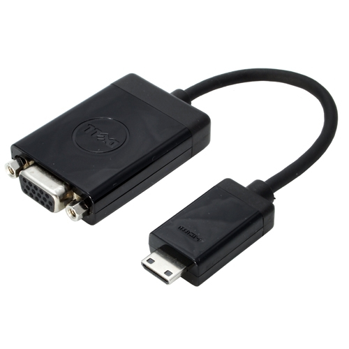 DELL 470-13566 cavo e adattatore video VGA (D-Sub) HDMI Type C (Mini) Nero