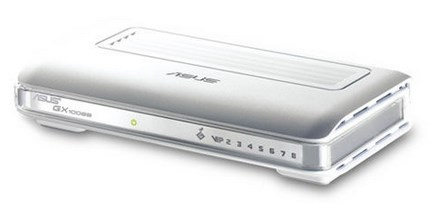 ASUS GX1008B Unmanaged L2 Fast Ethernet (10/100) White