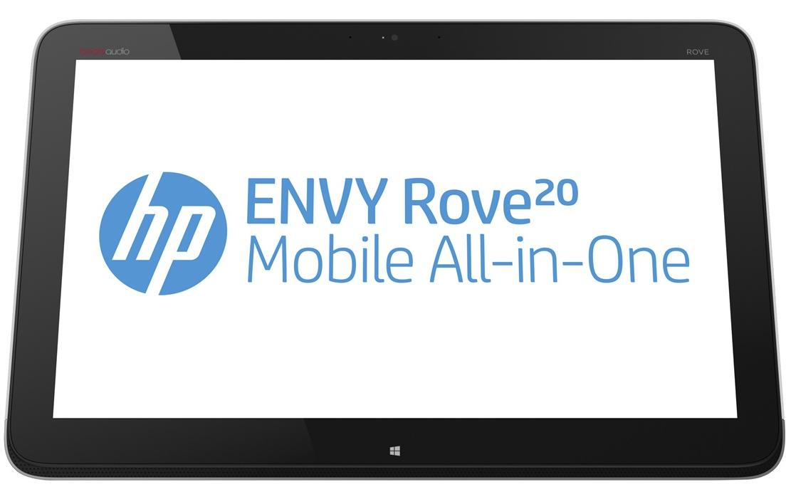HP ENVY Rove 20-k004tu Intel® Core™ i3 i3-4010U 50.8 cm (20") 1600 x 900 pixels Touchscreen All-in-One PC 8 GB DDR3-SDRAM 1 TB Hybrid-HDD Windows 8 Black, Silver