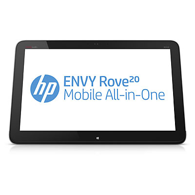HP ENVY Rove 20-k000ed Intel® Core™ i3 i3-4010U 50.8 cm (20") 1600 x 900 pixels Touchscreen All-in-One PC 4 GB DDR3-SDRAM 1 TB SSD Windows 8 Black, Silver