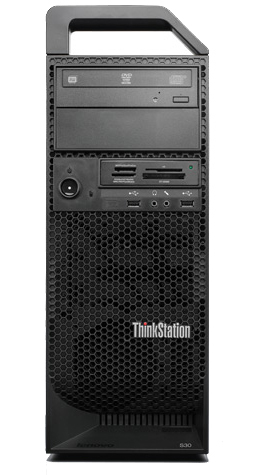 Lenovo ThinkStation S30+Nvidia Quadro K600 1GB Intel® Xeon® E5 Family E5-1650V2 4 GB DDR3-SDRAM 1 TB HDD NVIDIA® Quadro® K600 Windows 7 Professional Tower Workstation Black