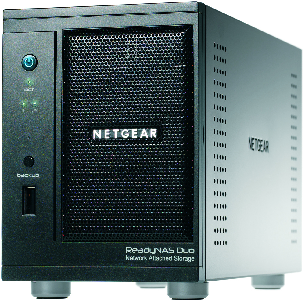 NETGEAR ReadyNAS Duo RND2000 + 1TB HDD 0.25 GB