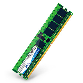 ADATA 4GB, DDR2, 800MHz, PC6400, dualpack (2x 2GB) memory module 2 x 2 GB 240-pin DIMM