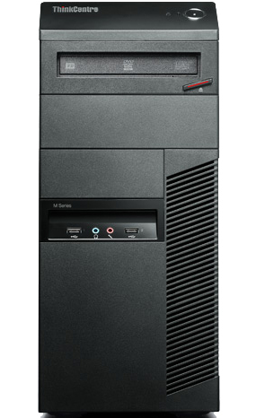 Lenovo ThinkCentre M82 Intel® Core™ i3 i3-3240 4 GB DDR3-SDRAM 500 GB HDD Windows 7 Professional Tower PC Black