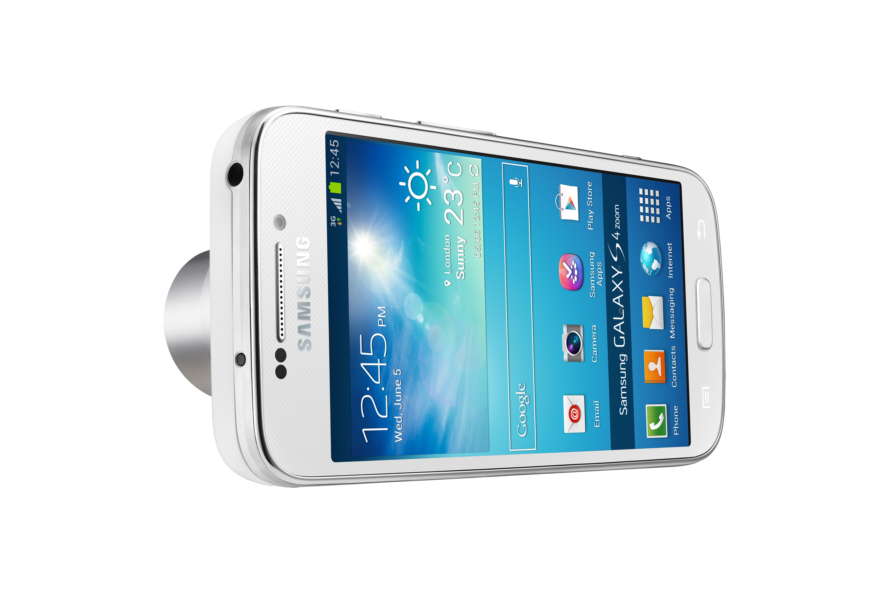 Samsung Galaxy S4 zoom SM-C101 10.9 cm (4.3") Single SIM Android 4.2 3G  Micro-USB B 8 GB 2330 mAh White