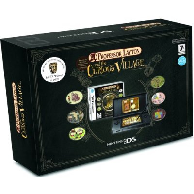 Nintendo DS Lite + Professor Layton and the Curious Village — vue 1 sur 4
