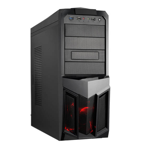 itek PLANET Midi Tower Black image 1