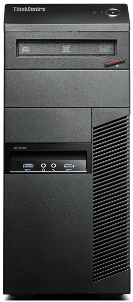 Lenovo ThinkCentre M93p Intel® Core™ i5 i5-4570 4 GB DDR3-SDRAM 500 GB HDD Windows 7 Professional Mini Tower PC Black image 1