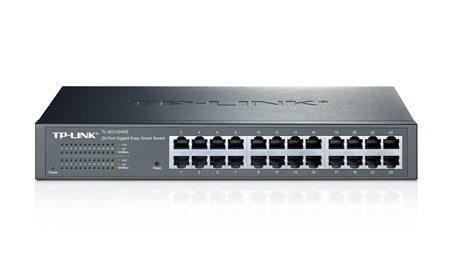 TP-Link TL-SG1024DE Managed L2 Gigabit Ethernet (10/100/1000) Black