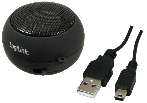 LogiLink SP0010A portable/party speaker Black 2.5 W image 1