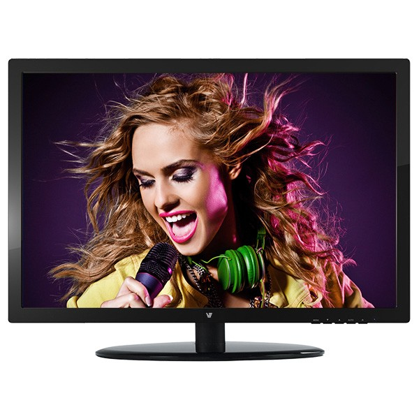 V7 Ultra Slim Full HD LED Monitor 23,6" Widescreen 