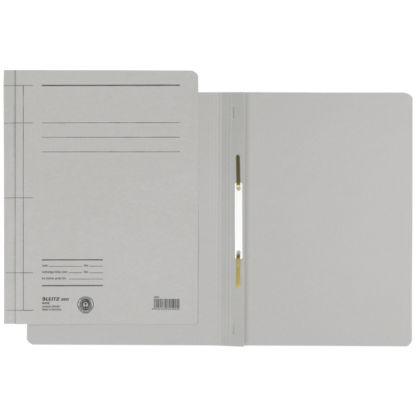 Cardboard binder, A4, grey