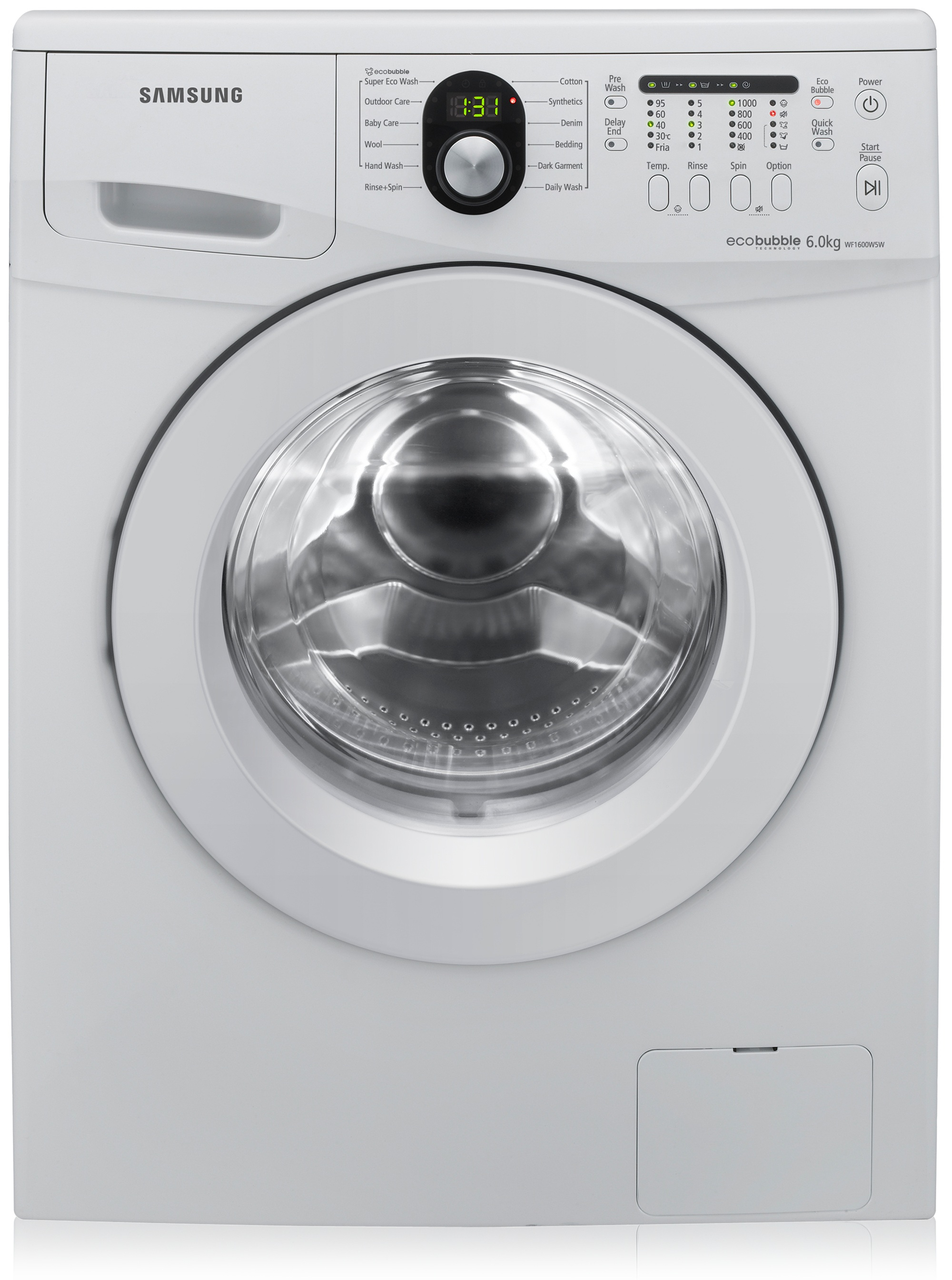 Samsung WF1600W5W — vue 1 sur 1