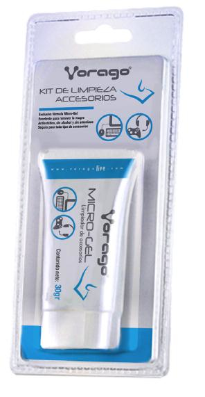 Vorago cln-105 kit de limpieza para computadora gel para limpieza de equipos 30 ml