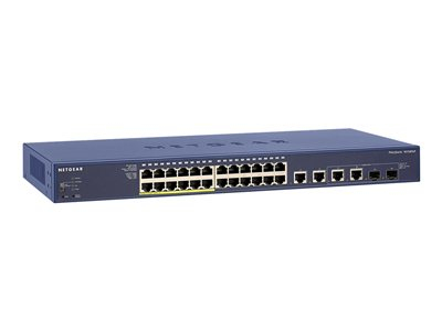 NETGEAR FS728TLP-100EUS network switch Managed L2 Fast Ethernet (10/100) Power over Ethernet (PoE) Black