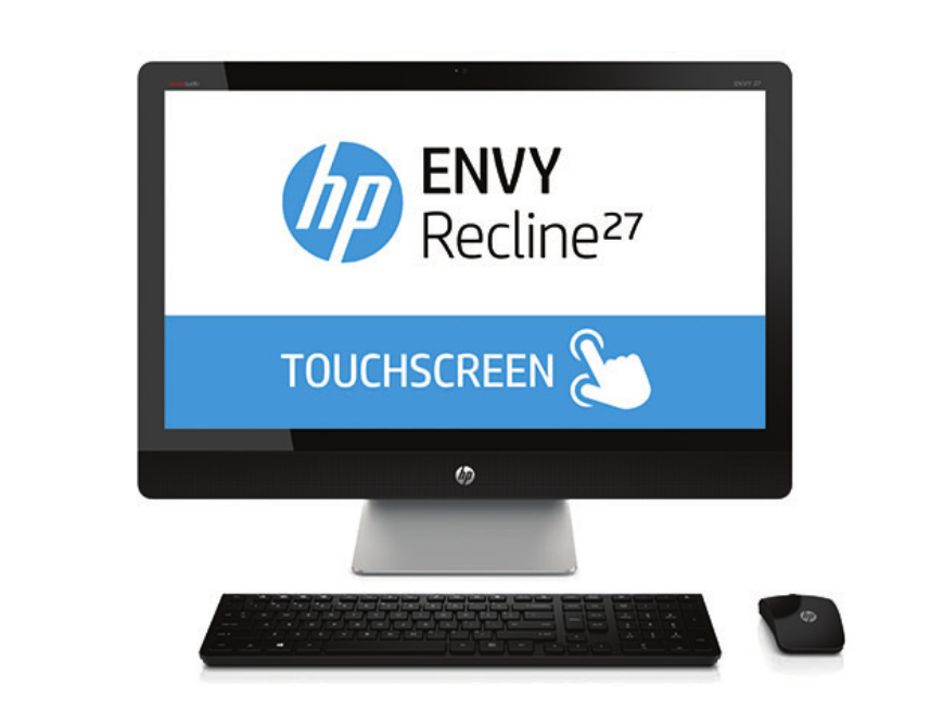 HP ENVY TouchSmart 27-k000ed Recline Intel® Core™ i5 i5-4570T 68.6 cm (27") 1920 x 1080 pixels Touchscreen All-in-One PC 8 GB DDR3-SDRAM 1 TB Hybrid-HDD NVIDIA® GeForce® GT 730A Windows 8 Black, Silver