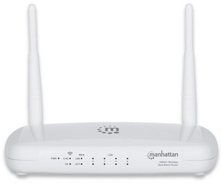 Manhattan 525480 WLAN-Router Gigabit Ethernet Dual-Band (2,4 GHz/5 GHz) Weiß