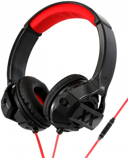 JVC HA-SR44X Headset Wired Head-band Black, Red image 1