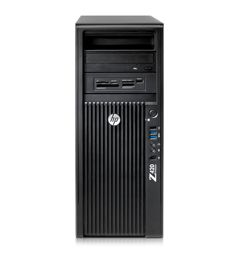 HP 420 Intel® Xeon® E5 Family E5-1603 8 GB DDR3-SDRAM 500 GB HDD NVIDIA® Quadro® K600 Windows 7 Professional Mini Tower Workstation Black
