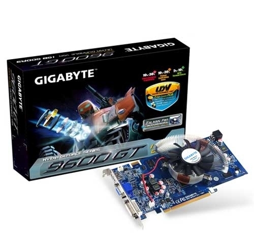GIGABYTE GV-N96TZL-1GI graphics card GeForce 9600 GT 1 GB GDDR3