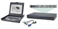 APC AP5606 KVM switch Black