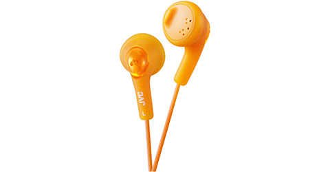 JVC Gumy Headphones Wired In-ear Music Orange image 1