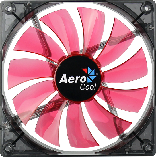 Aerocool Lightning 14cm Computer case Fan Red image 1
