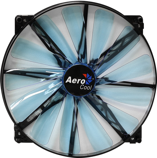 Aerocool Lightning 20cm Computer case Fan Blue image 1