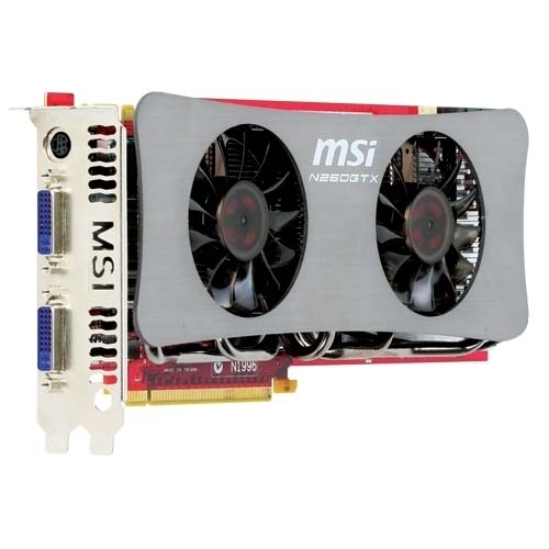 MSI V177-002R graphics card GeForce GTX 260 GDDR3