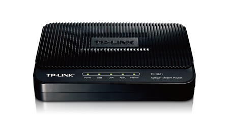 TP-Link TD-8810 wireless router Fast Ethernet Black, White
