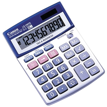 Canon LS-100TS - Desktop calculator - 10 digits - solar panel