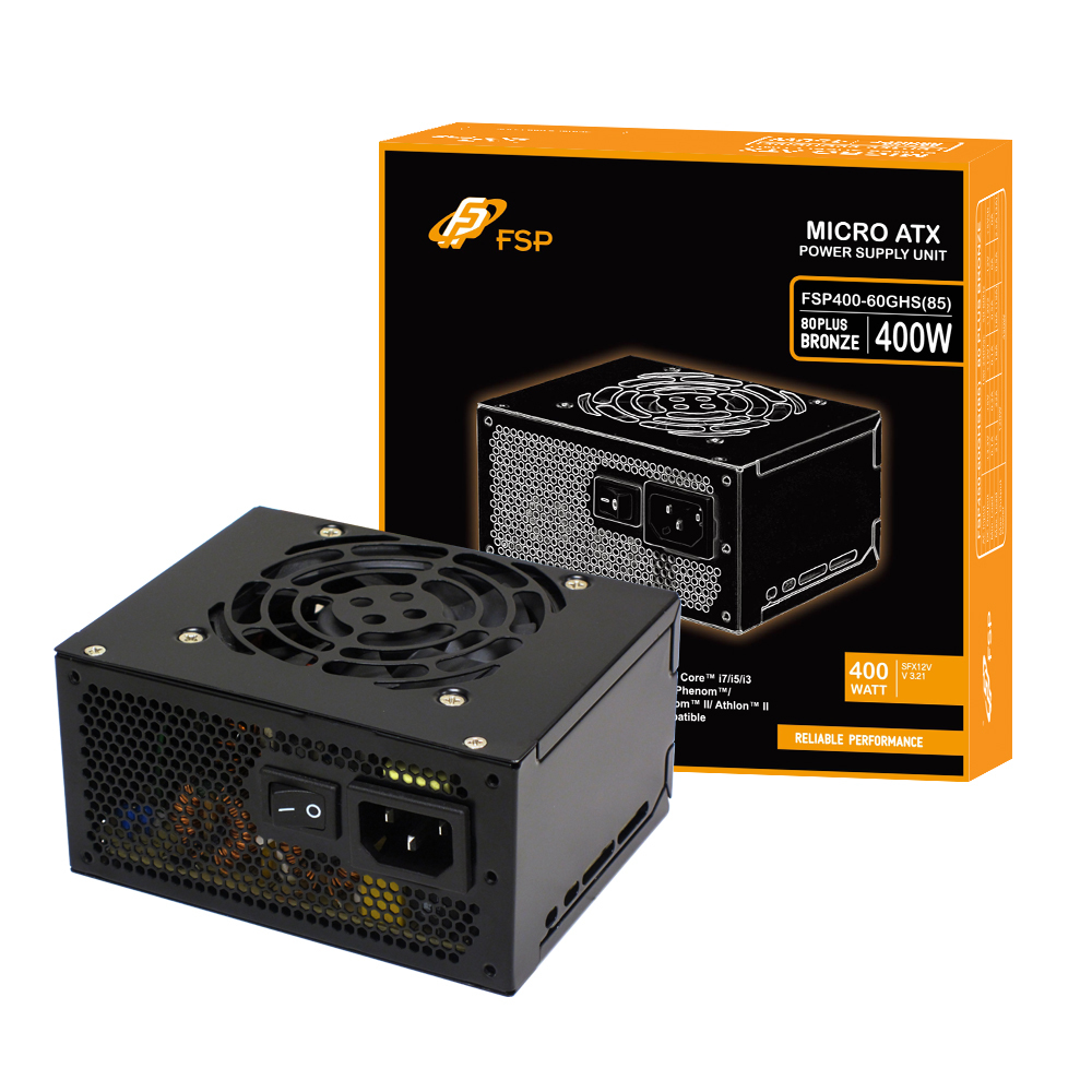 FSP FSP400-60GHS(85)-R power supply unit 400 W 24-pin ATX SFX Black