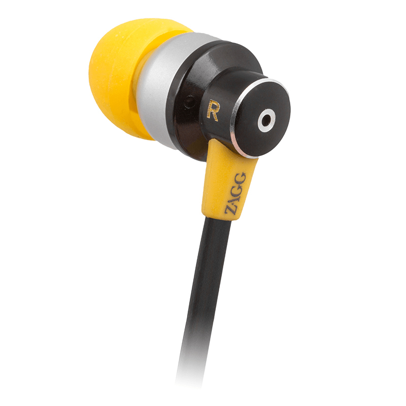 ZAGG ZR-Six Headset Wired In-ear Black, Silver, Yellow image 1