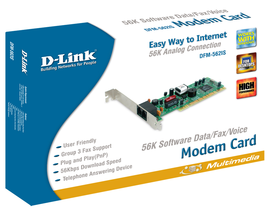 D-Link DFM-562IS modem 56 Kbit/s