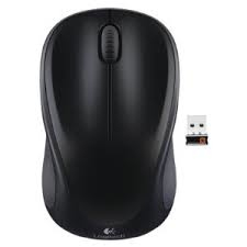 Mouse logitech m317 inalámbrico óptico 1000 dpi color negro