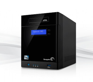 Seagate Business Storage Windows Server 4-bay NAS 8TB Intel Atom® 4 GB DDR3 HDD Windows Storage Server 2012 Black