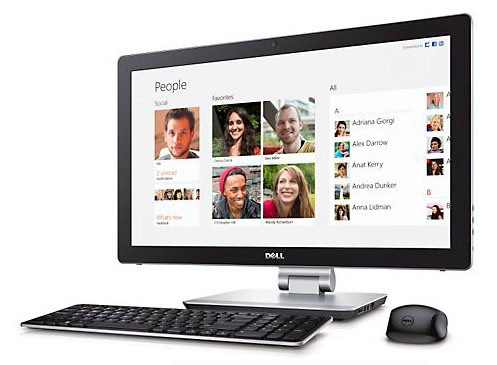 DELL Inspiron 2350 Intel® Core™ i3 i3-4000M 58.4 cm (23") 1920 x 1080 pixels Touchscreen All-in-One PC 6 GB DDR3-SDRAM 1 TB HDD Windows 8 Black, Silver