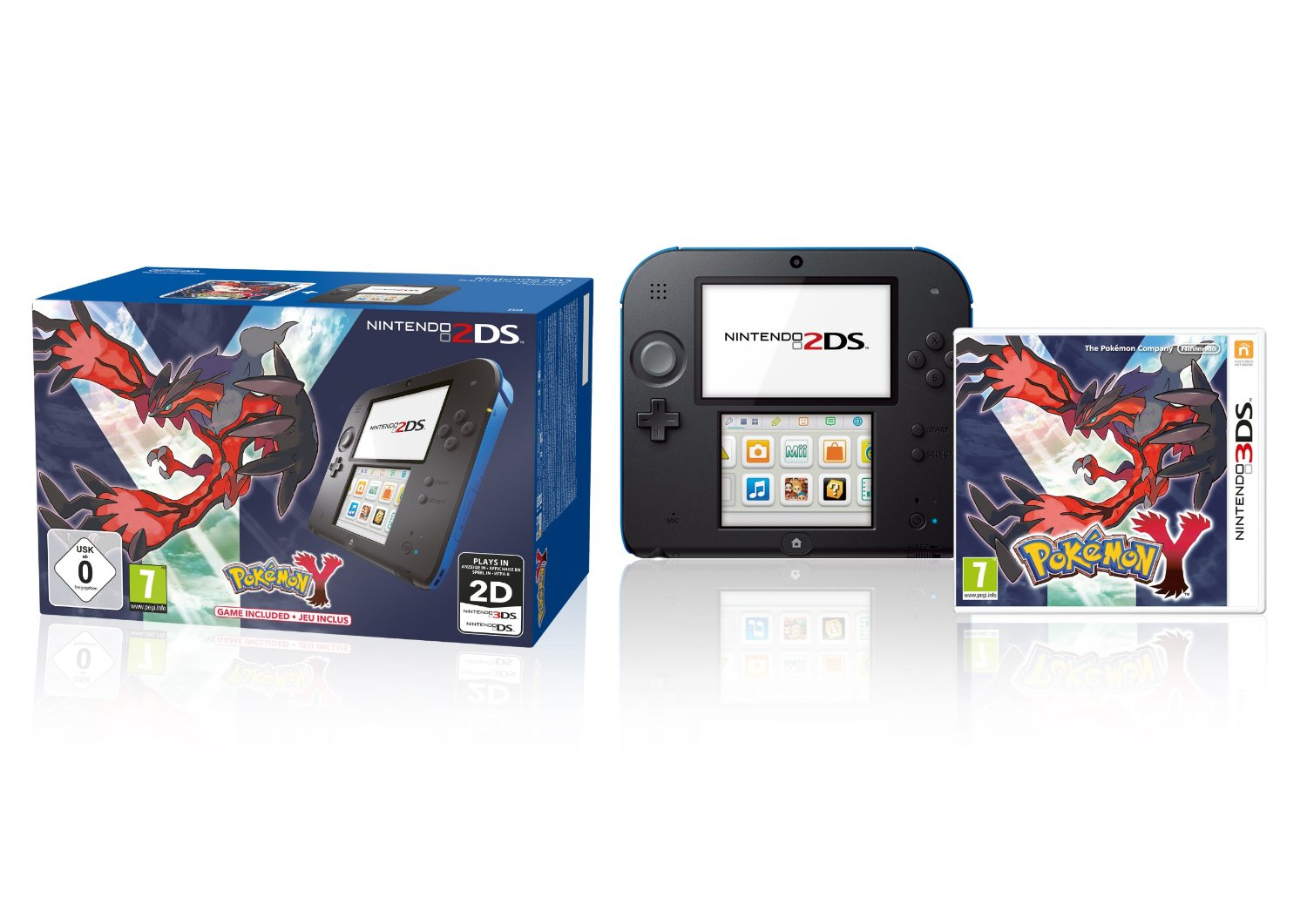Nintendo 2DS + Pokemon Y — vue 1 sur 2