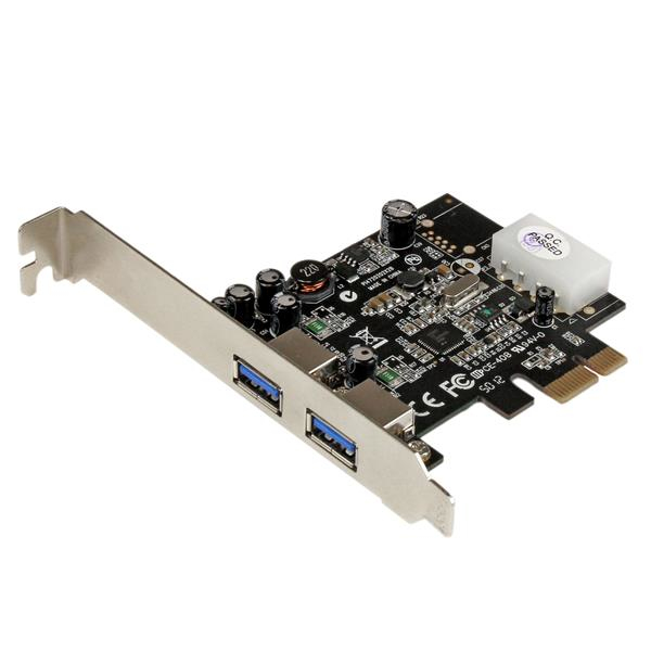 StarTech.com 2-Port USB 3.0 PCIe Expansion Card UASP PEXUSB3S25