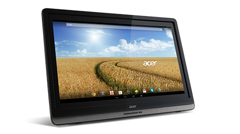 Acer DA 241HL NVIDIA Tegra T33 61 cm (24") 1920 x 1080 pixels Touchscreen All-in-One PC 1 GB DDR3-SDRAM Android 4.2 Black