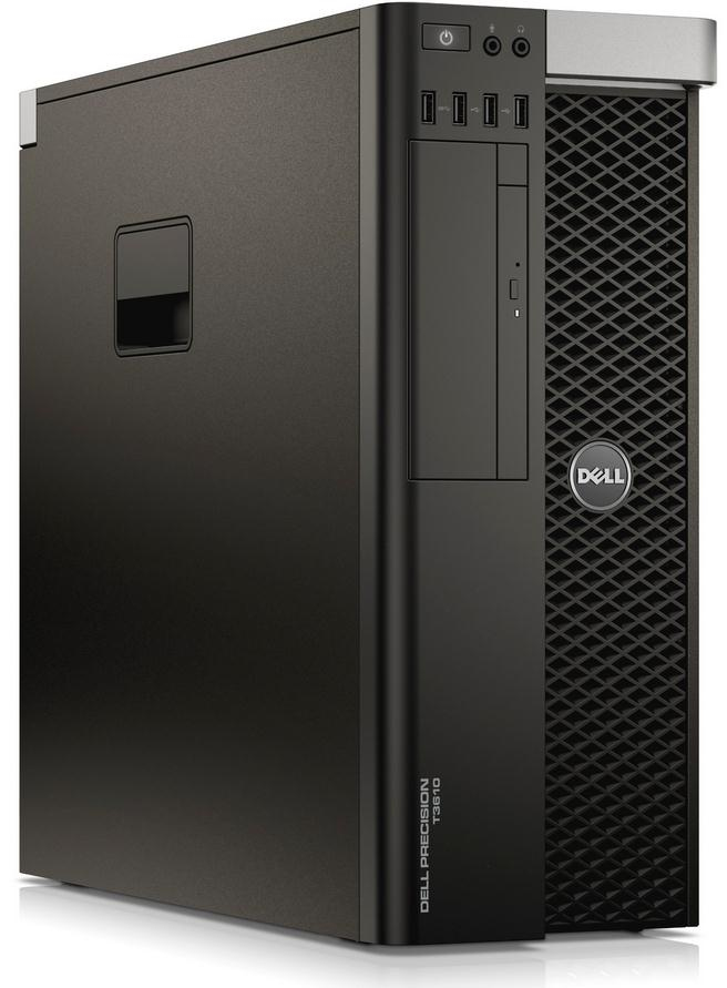 DELL Precision T3610 Intel® Xeon® E5 Family E5-1620V2 8 GB DDR3-SDRAM 500 GB HDD AMD FirePro V4900 Windows 7 Professional Midi Tower Workstation Black