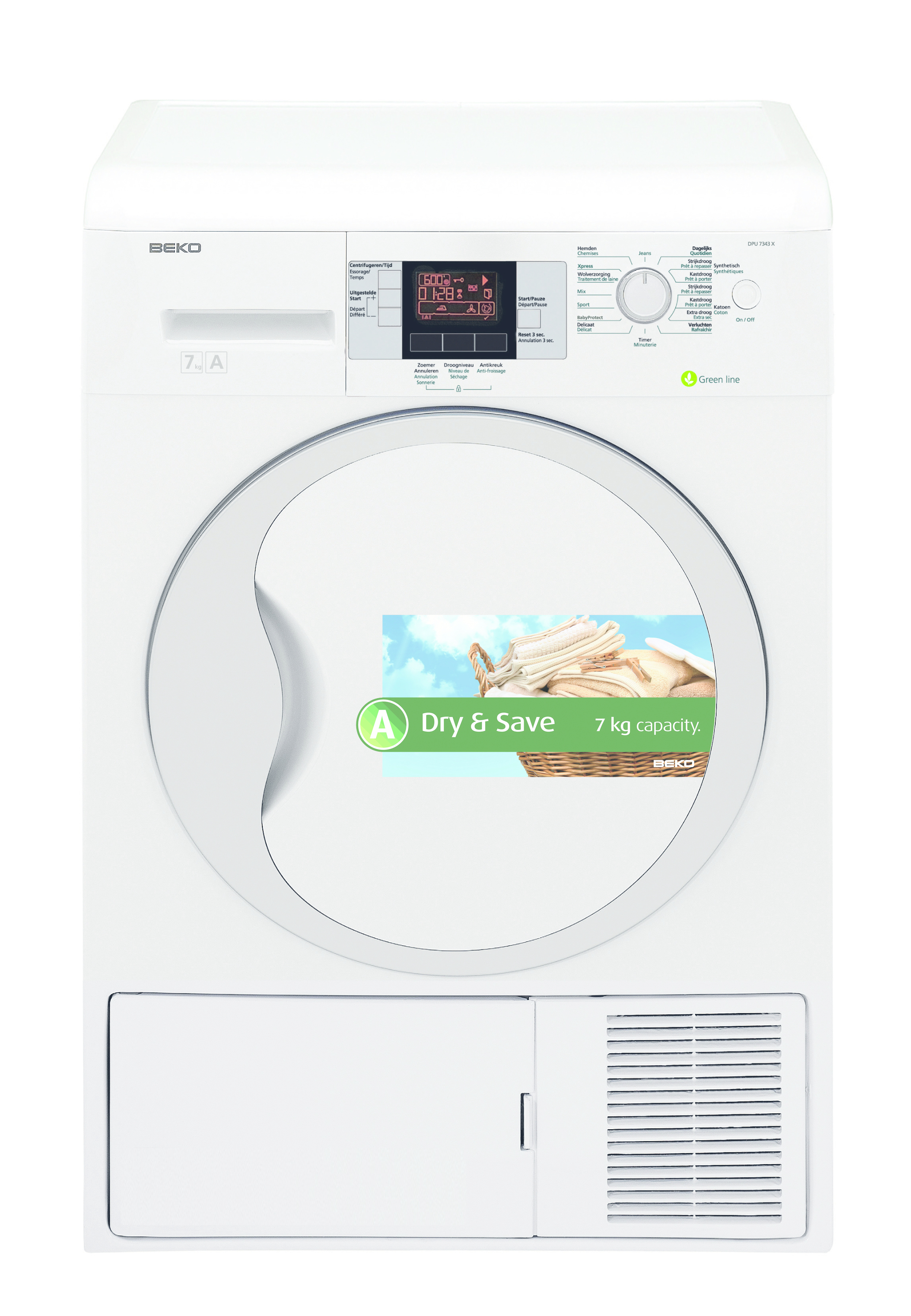 Beko DPU7343X — vue 1 sur 1