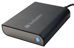 Verbatim Quad Interface 1TB external hard drive 7200 RPM Black