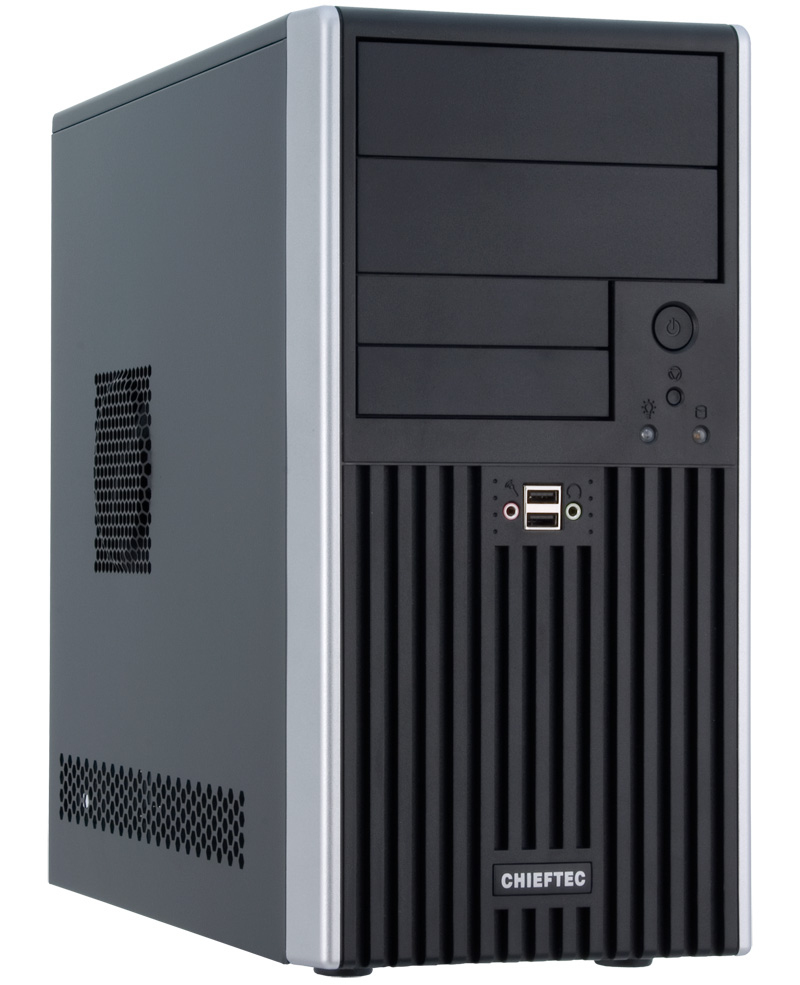 Chieftec BD-02B-SL computer case Mini Tower Black, Silver 355 W image 1