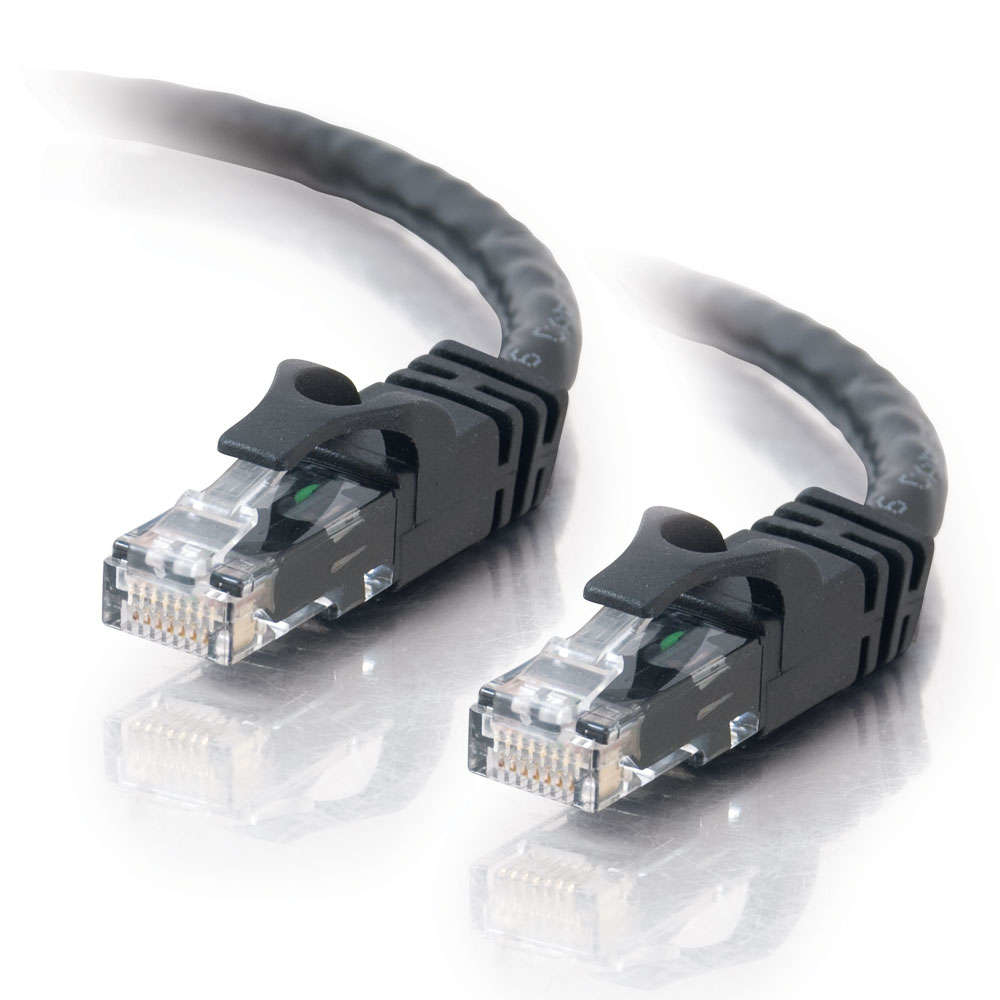 C2G 10m Cat6 Patch Cable nätverkskablar Svart U/UTP (UTP)