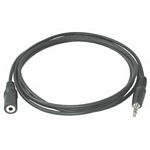 C2G 3m 3.5mm Stereo Audio Extension Cable M/F ljudkabel 3,5mm Svart