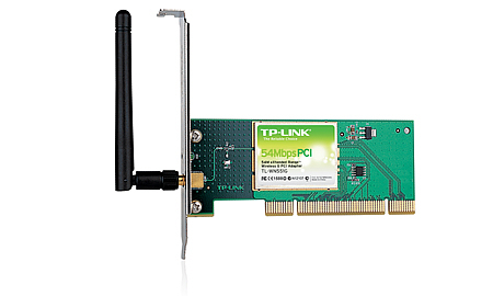 TP-Link 54Mbps eXtended Range™ Wireless PCI Adapter Internal 54 Mbit/s