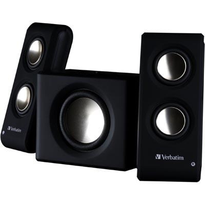 Verbatim 49092 speaker set 3 W Universal Black 2.1 channels image 1