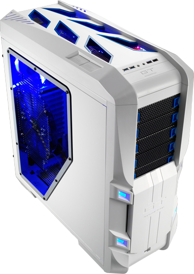 Корпус aerocool gt-s White edition (белый), full tower / xl-atx, без бп. сталь 1.2мм USB3.0 контроллер вентиляторов, вент-ры: 2 (4713105952179)