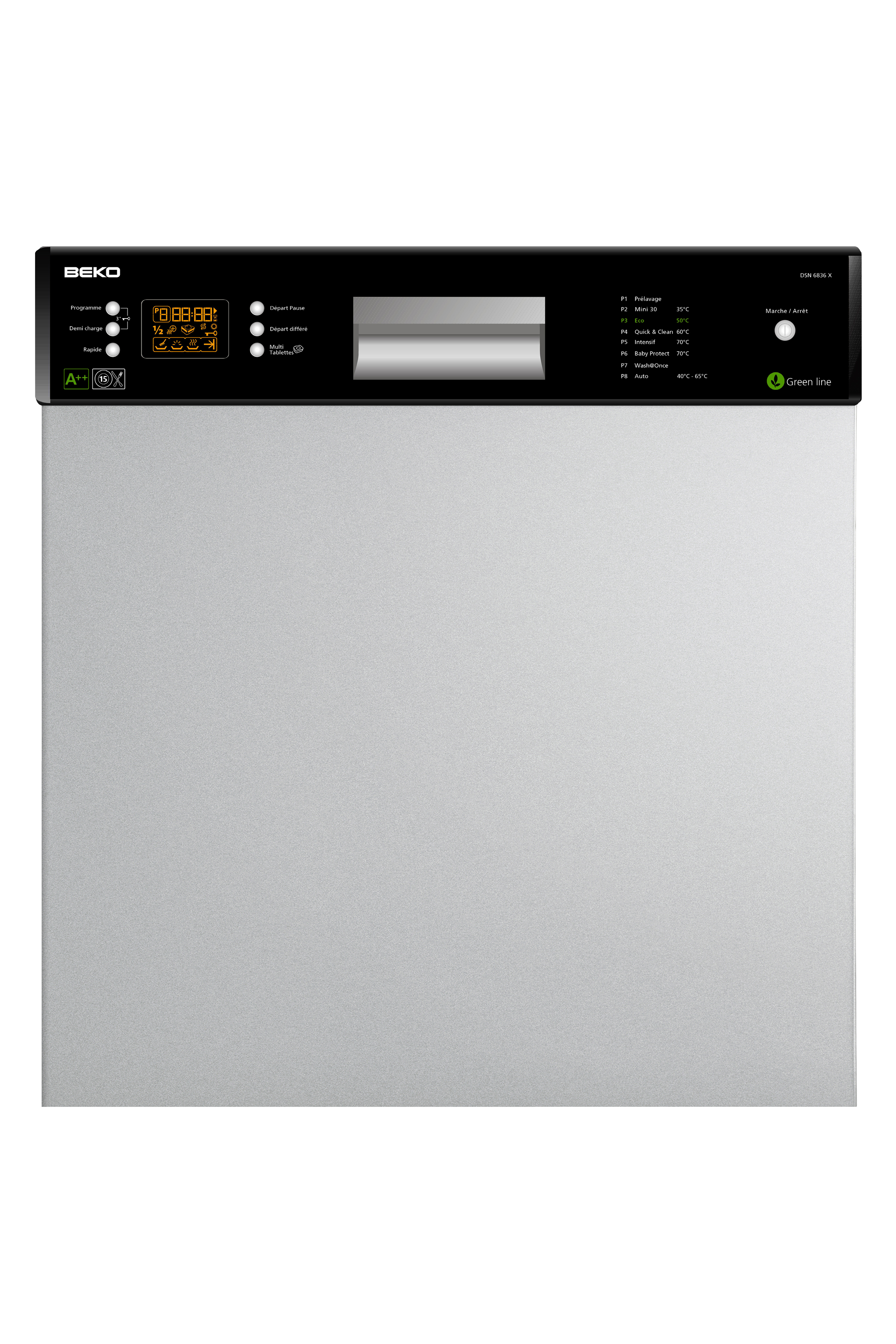 Beko DSN6836B — vue 1 sur 2